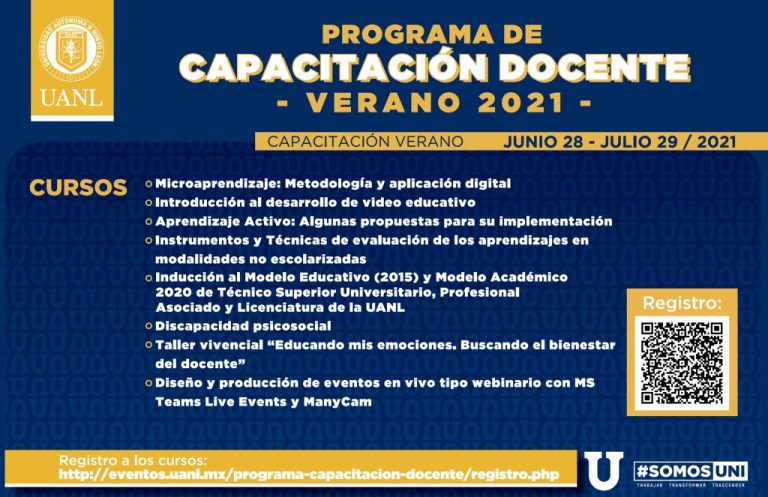Programa de Capacitación Docente Verano 2021